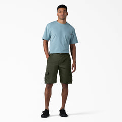 "FLEX Relaxed Fit Duck Cargo Shorts, 11"""