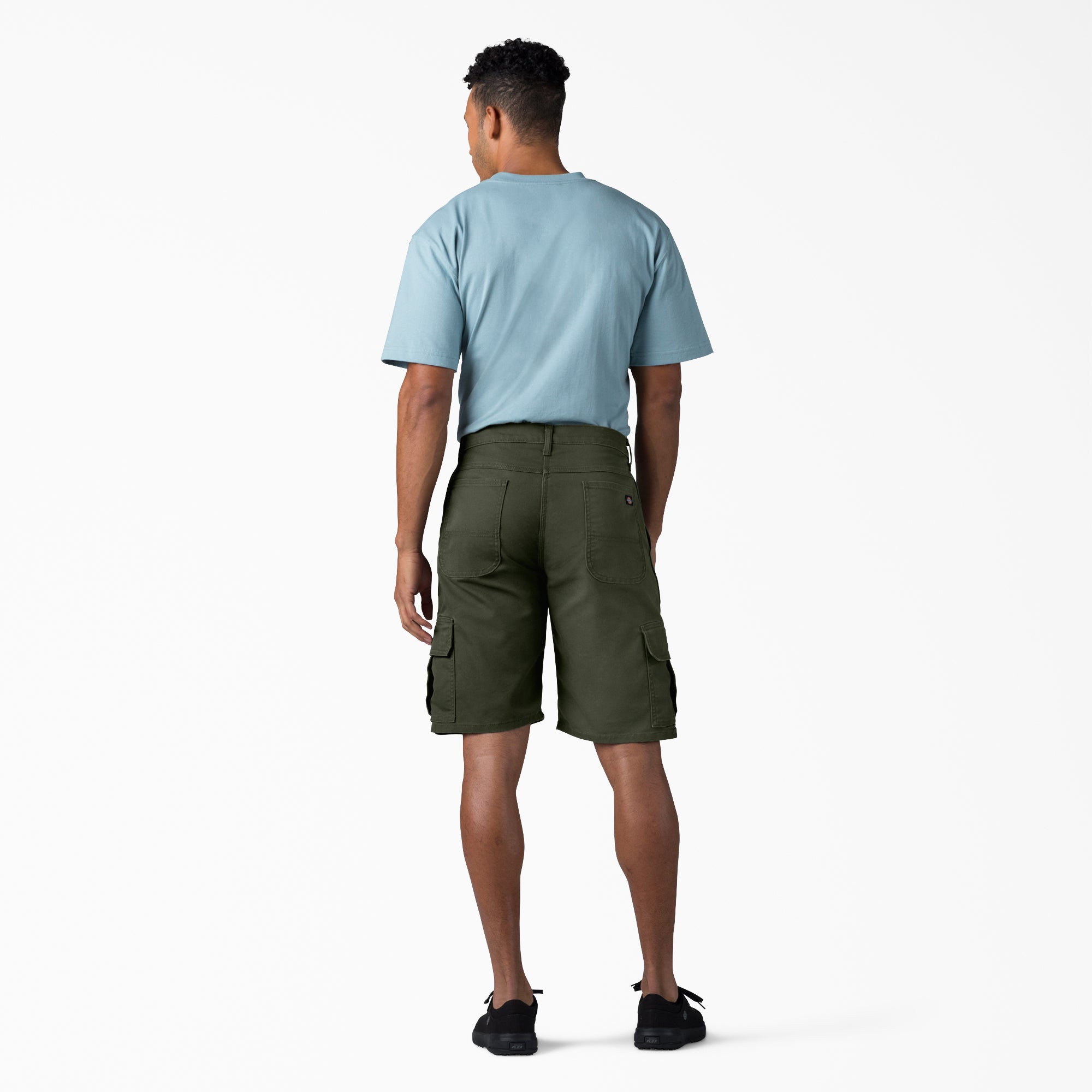 "FLEX Relaxed Fit Duck Cargo Shorts, 11"""