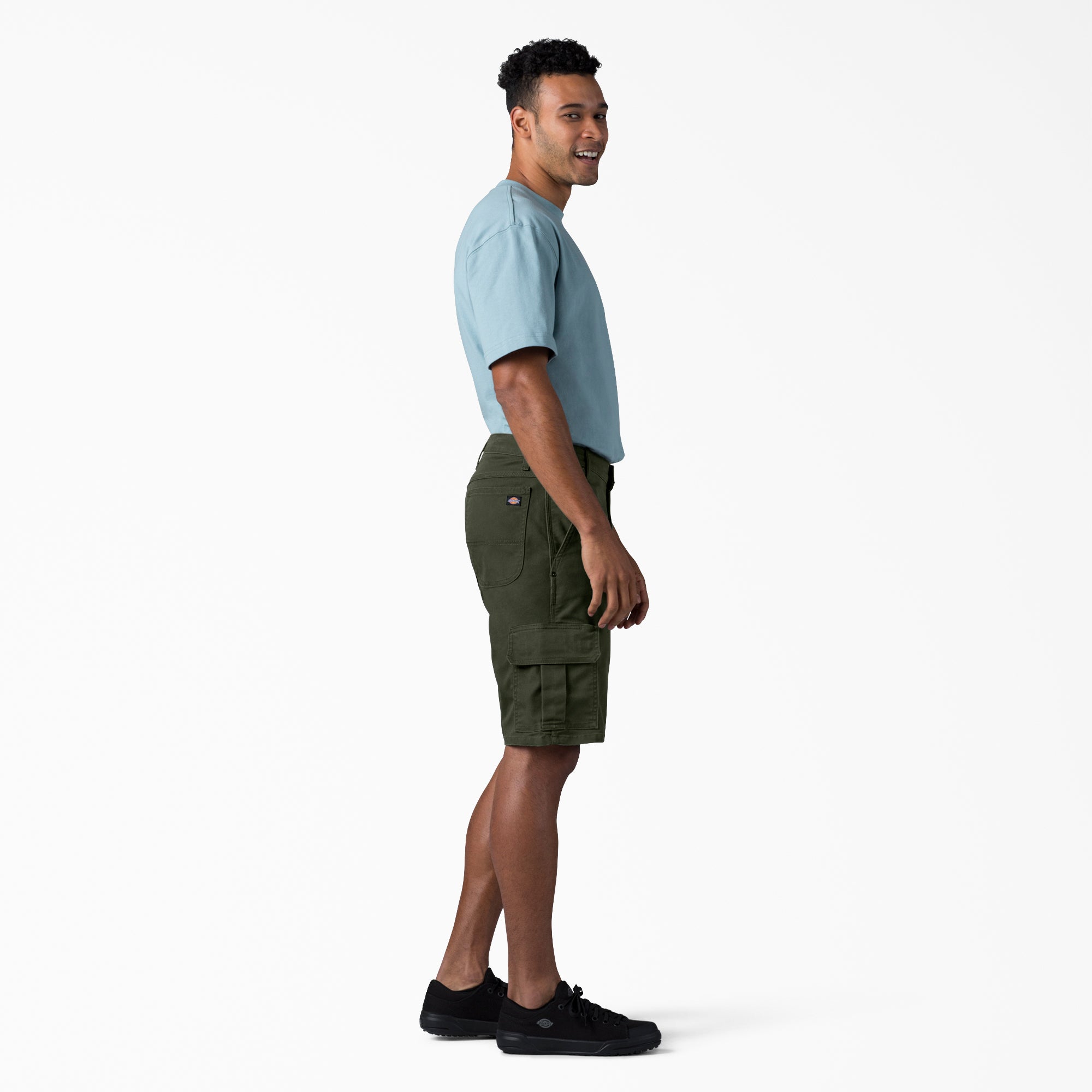 "FLEX Relaxed Fit Duck Cargo Shorts, 11"""