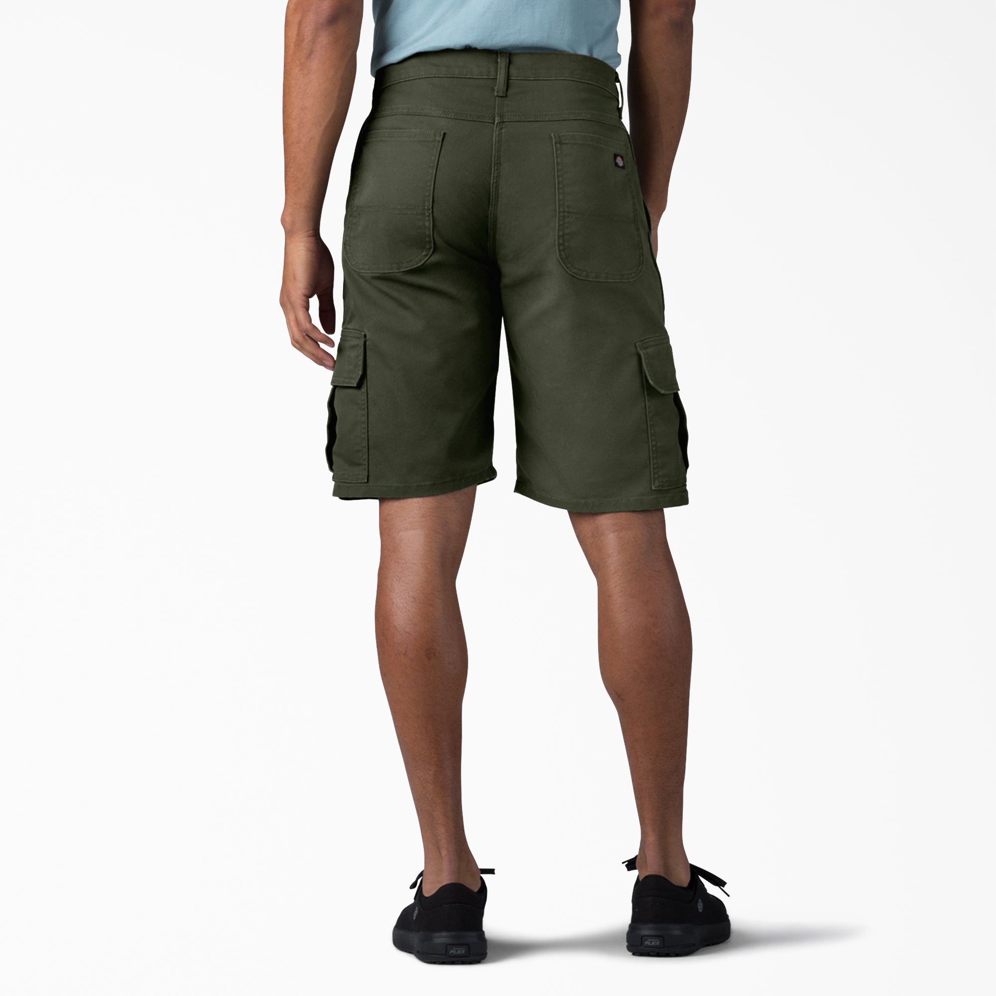 "FLEX Relaxed Fit Duck Cargo Shorts, 11"""