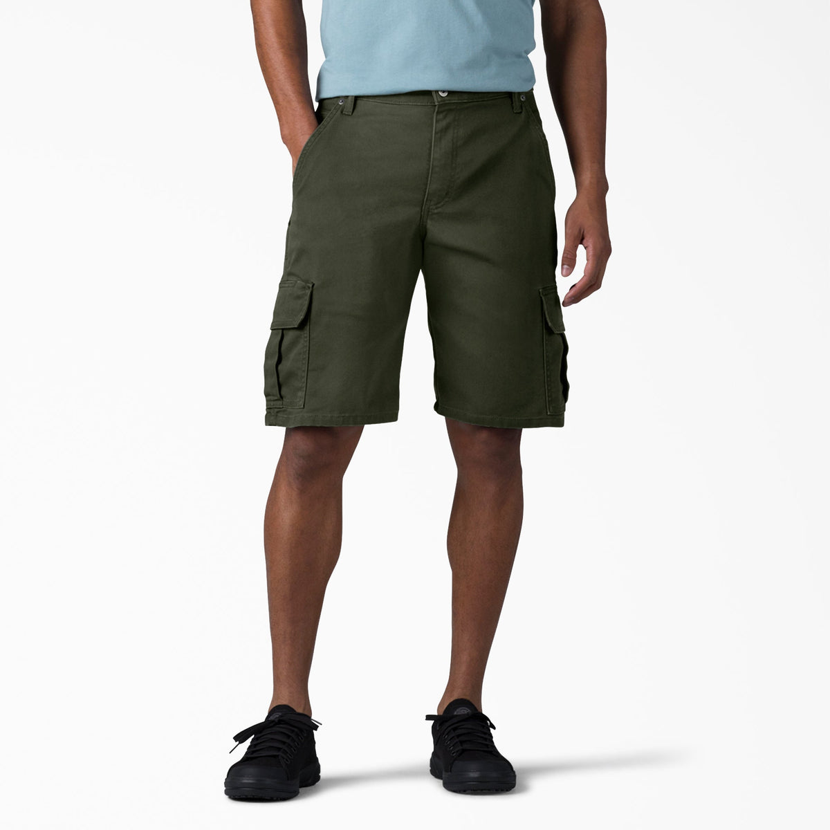 "FLEX Relaxed Fit Duck Cargo Shorts, 11"""