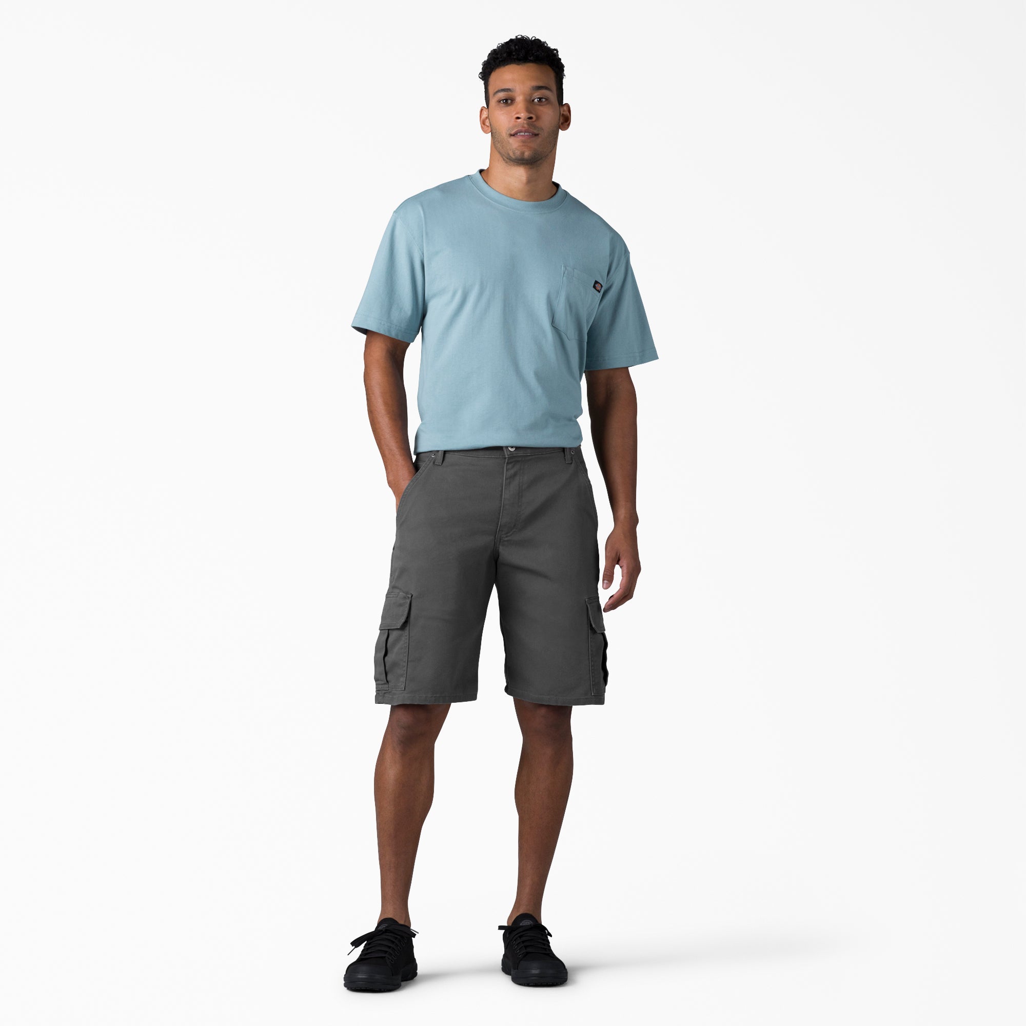 "FLEX Relaxed Fit Duck Cargo Shorts, 11"""