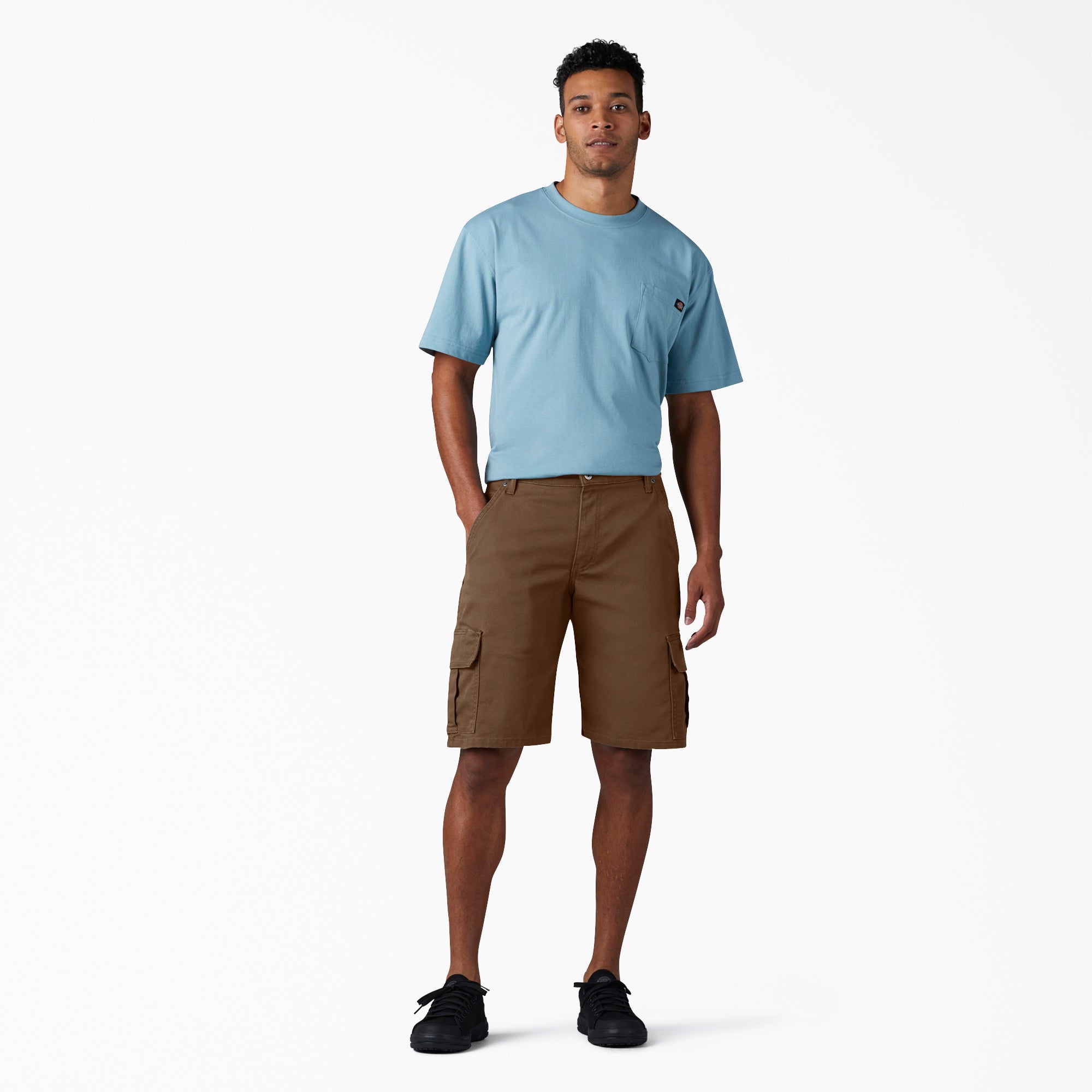 "FLEX Relaxed Fit Duck Cargo Shorts, 11"""
