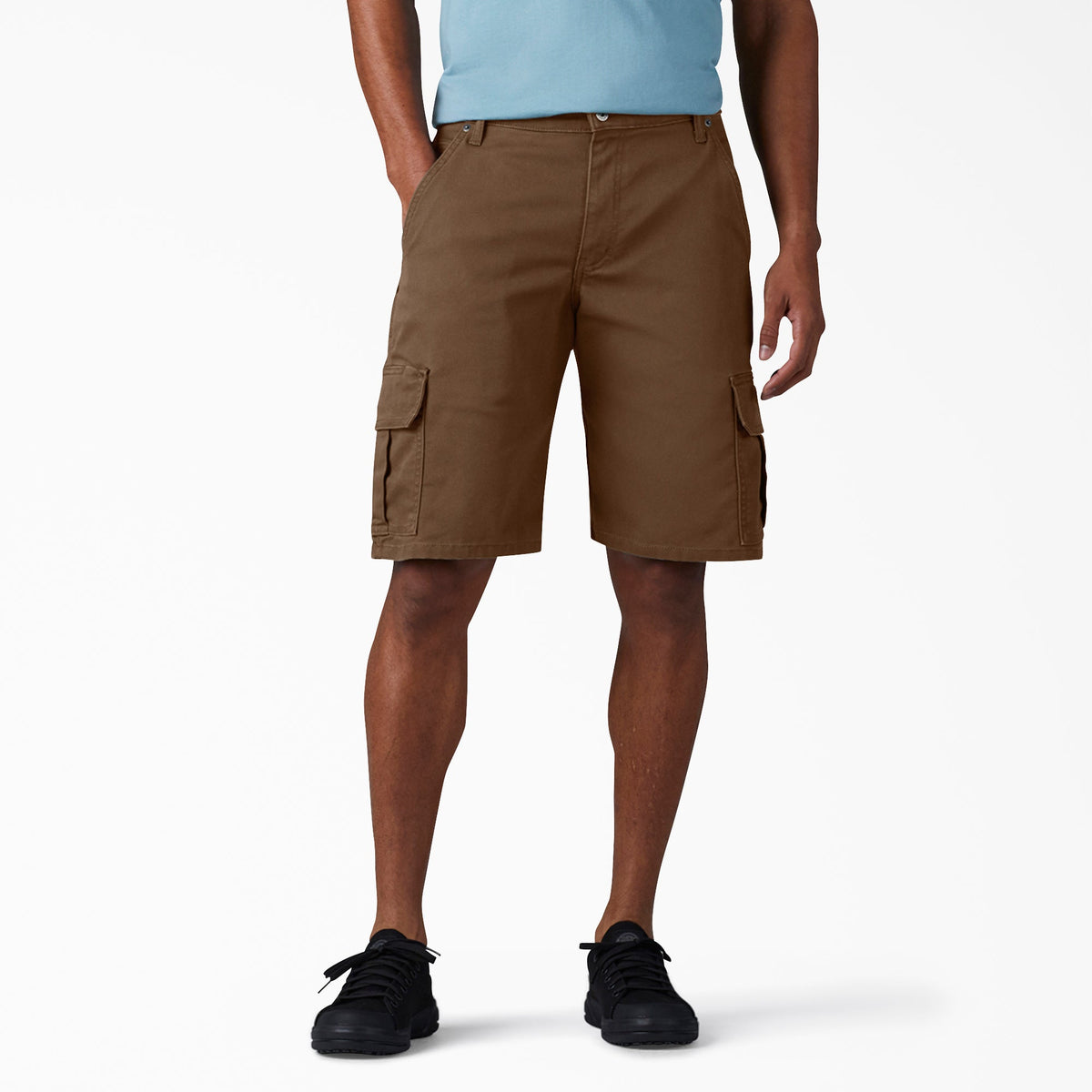 "FLEX Relaxed Fit Duck Cargo Shorts, 11"""