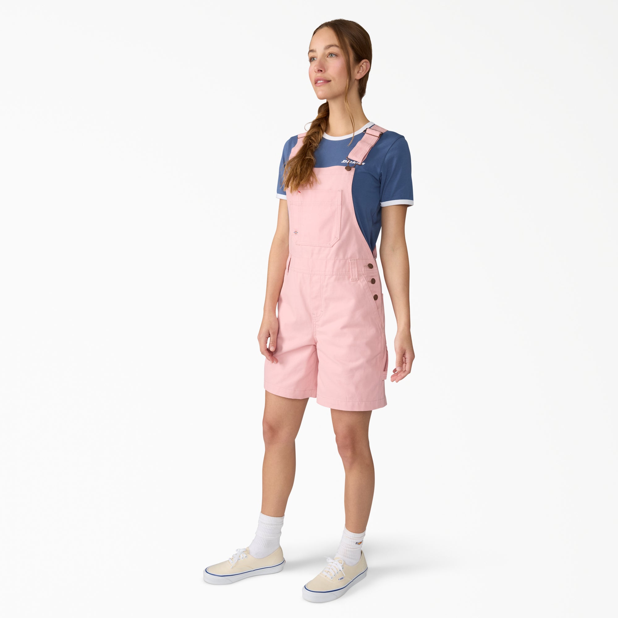 "Women's Relaxed Fit Bib Shortalls, 7"""