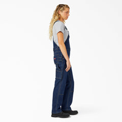 "Women's Straight Fit Denim Double Front Bib Overalls"