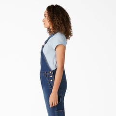 "Women's Denim Boyfriend Fit Bib Overalls"