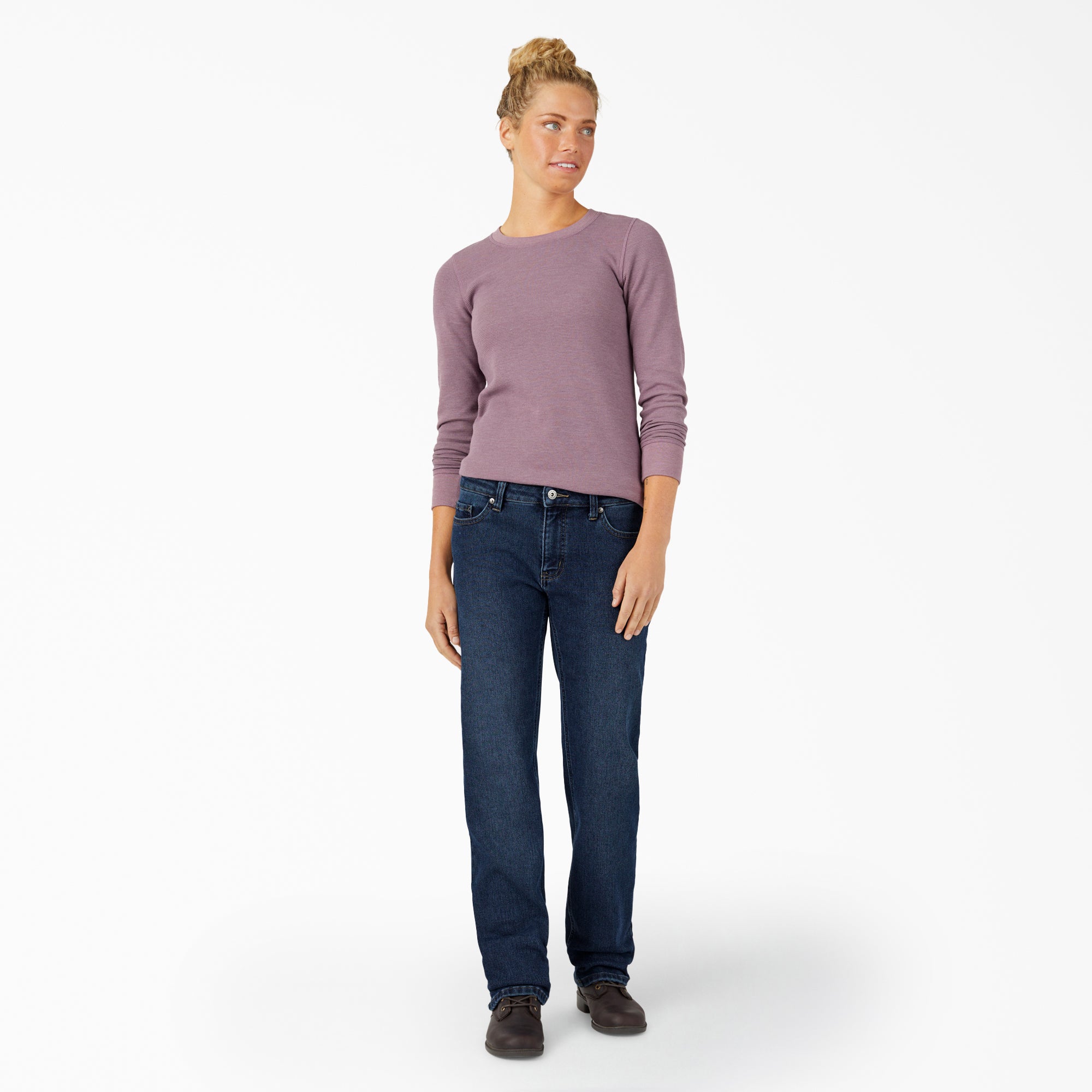 "Women's Lined Relaxed Fit Jeans"