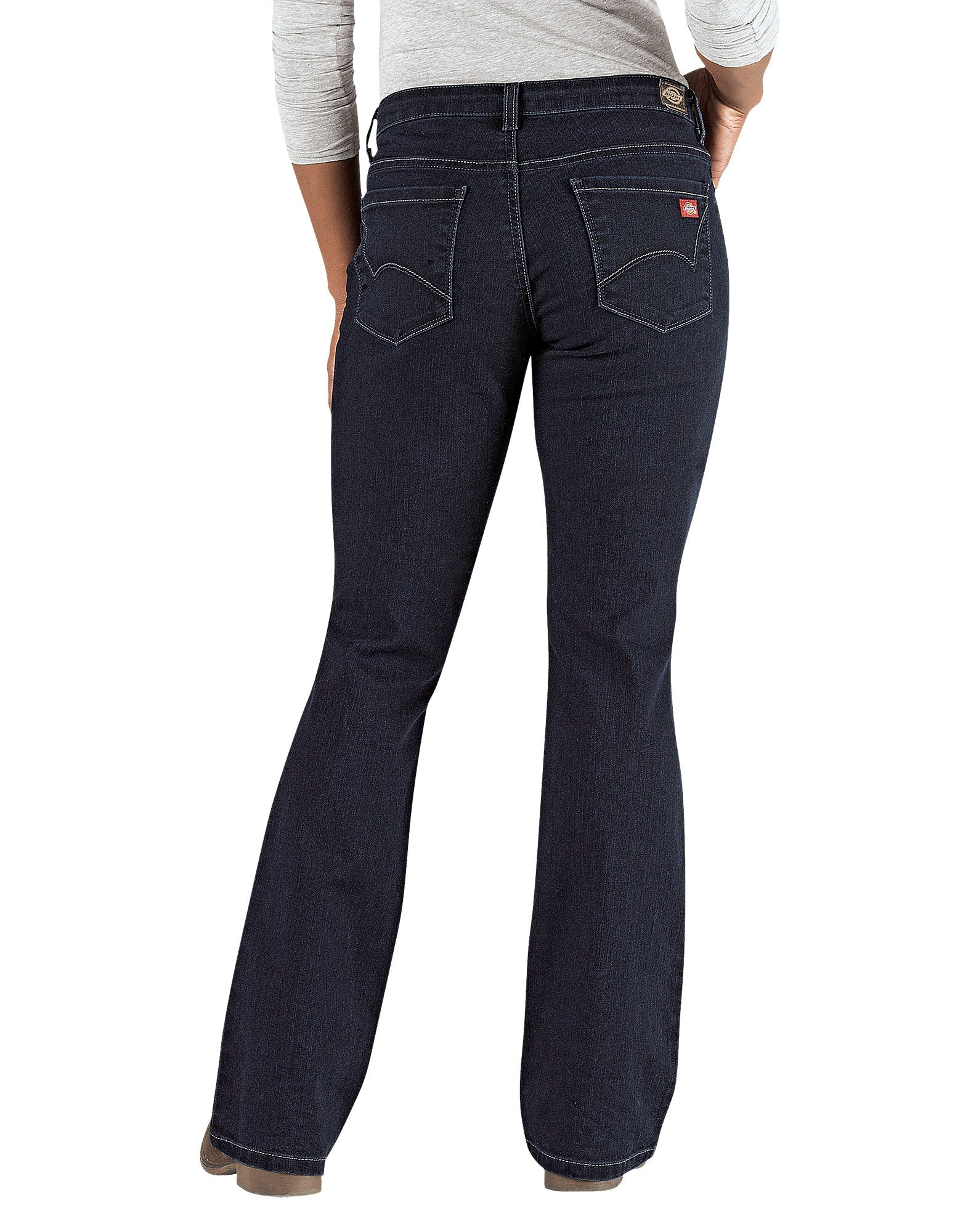 "Women's Curvy Fit Bootcut Leg Denim Jeans"