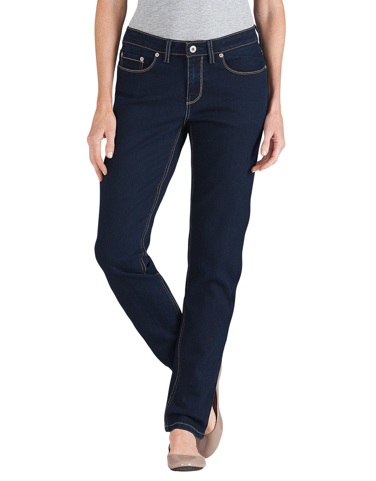 "Women's Curvy Fit Skinny Leg Denim Jeans"