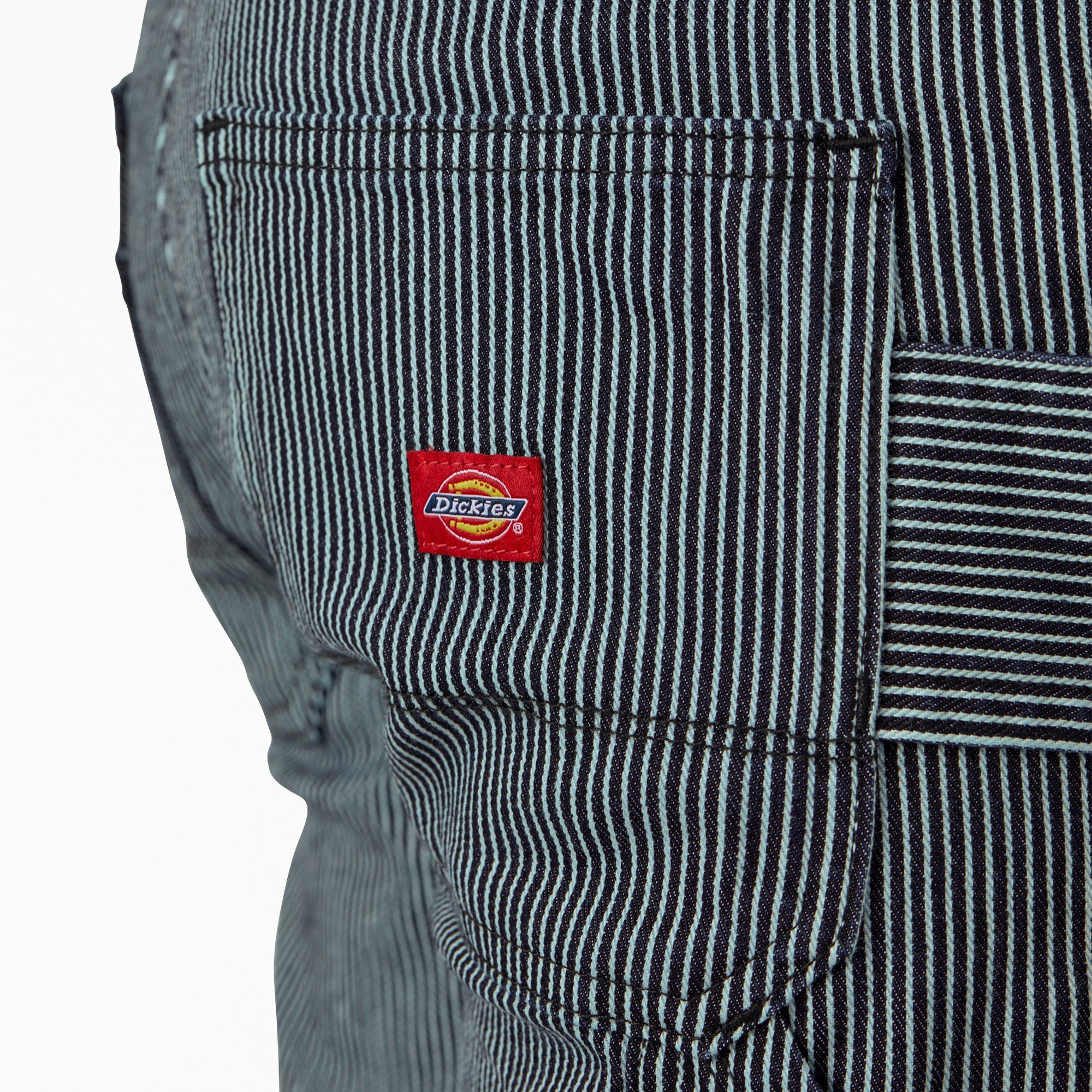 "Women's FLEX Relaxed Fit Hickory Stripe Carpenter Pants"