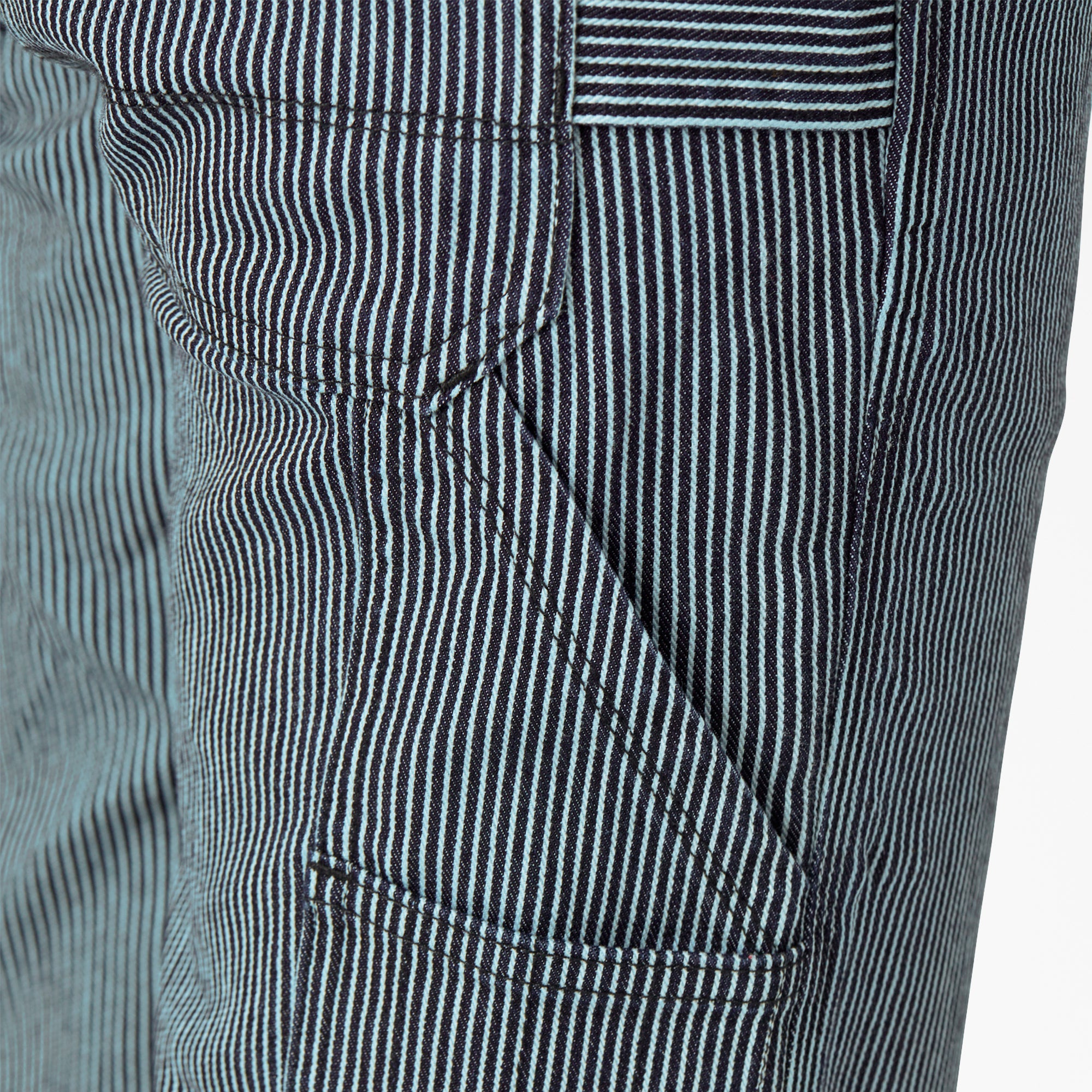 "Women's FLEX Relaxed Fit Hickory Stripe Carpenter Pants"