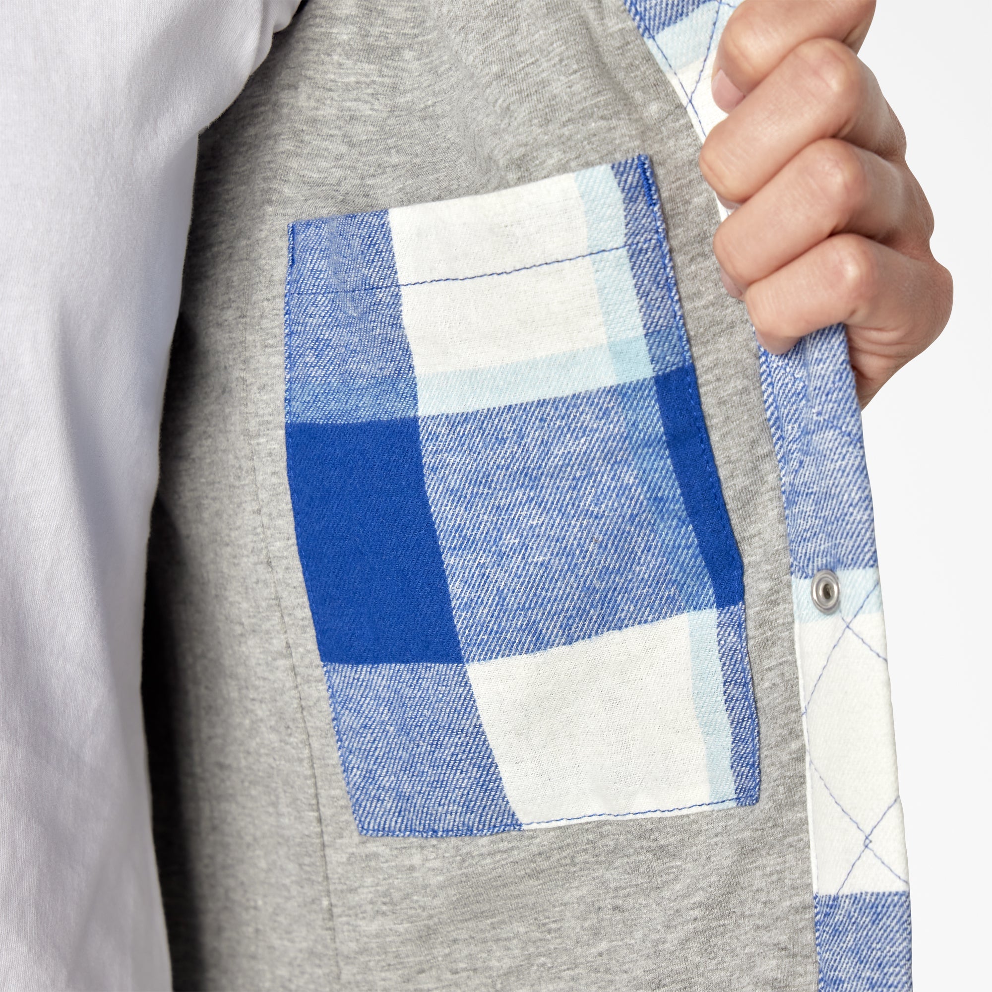 "Women's Flannel Hooded Shirt Jacket"
