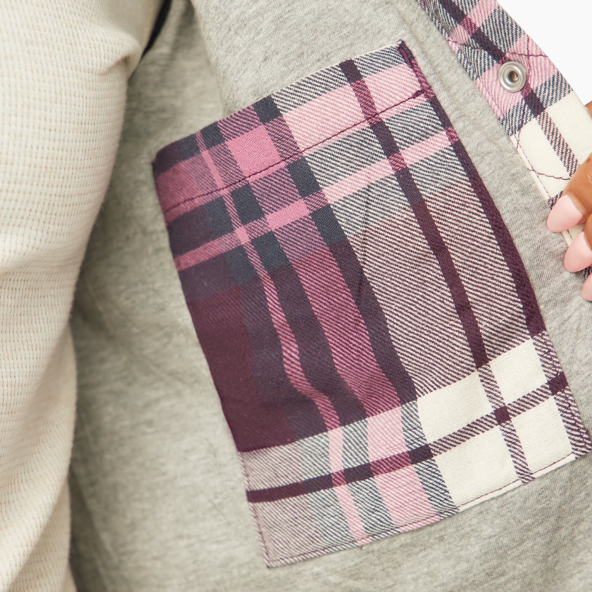 "Women's Flannel Hooded Shirt Jacket"