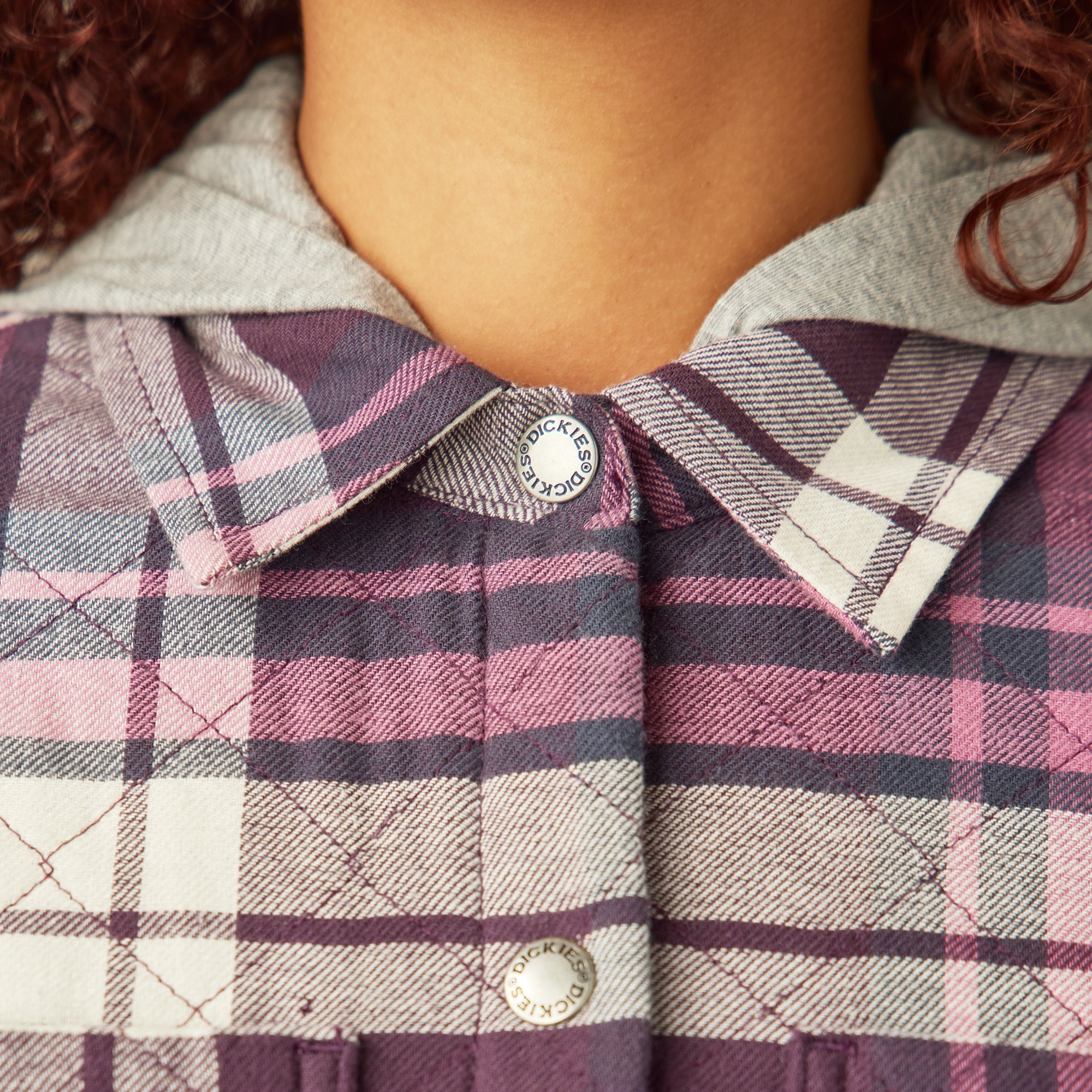 "Women's Flannel Hooded Shirt Jacket"