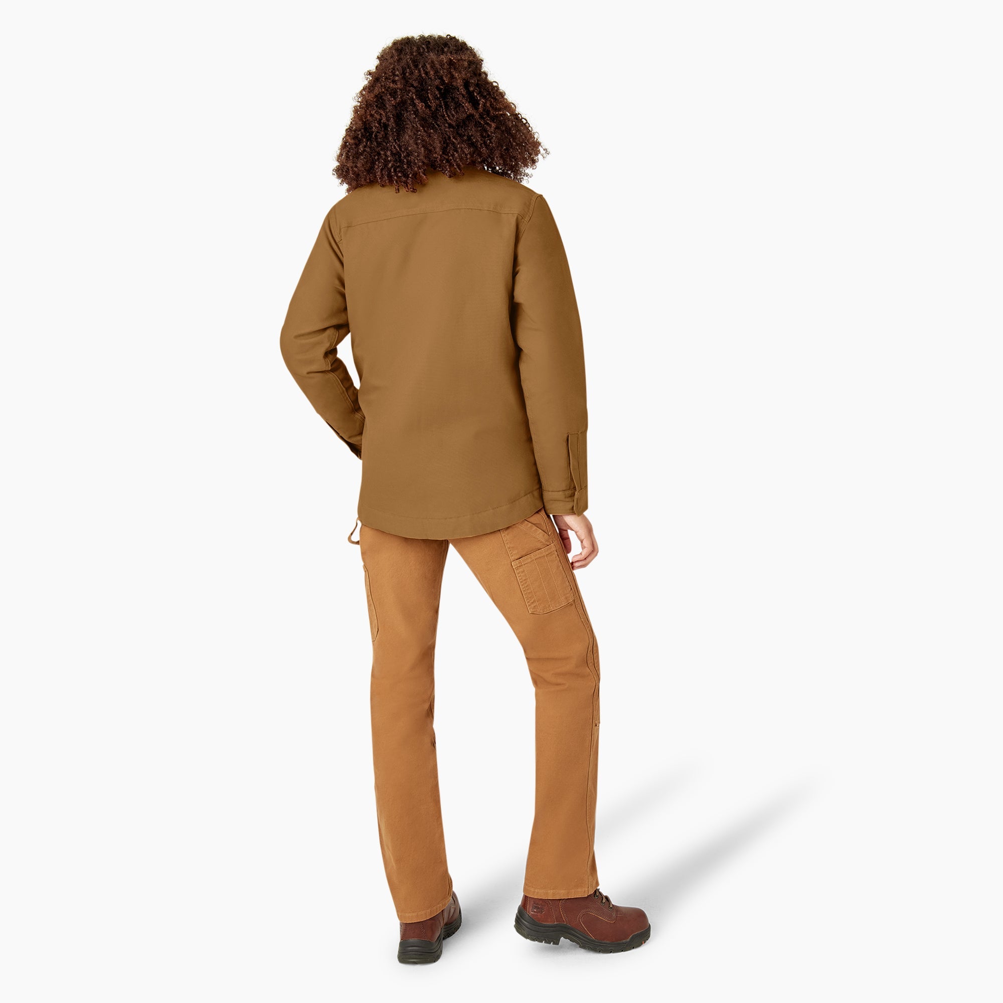 "Women's Duck High Pile Fleece Lined Chore Coat"