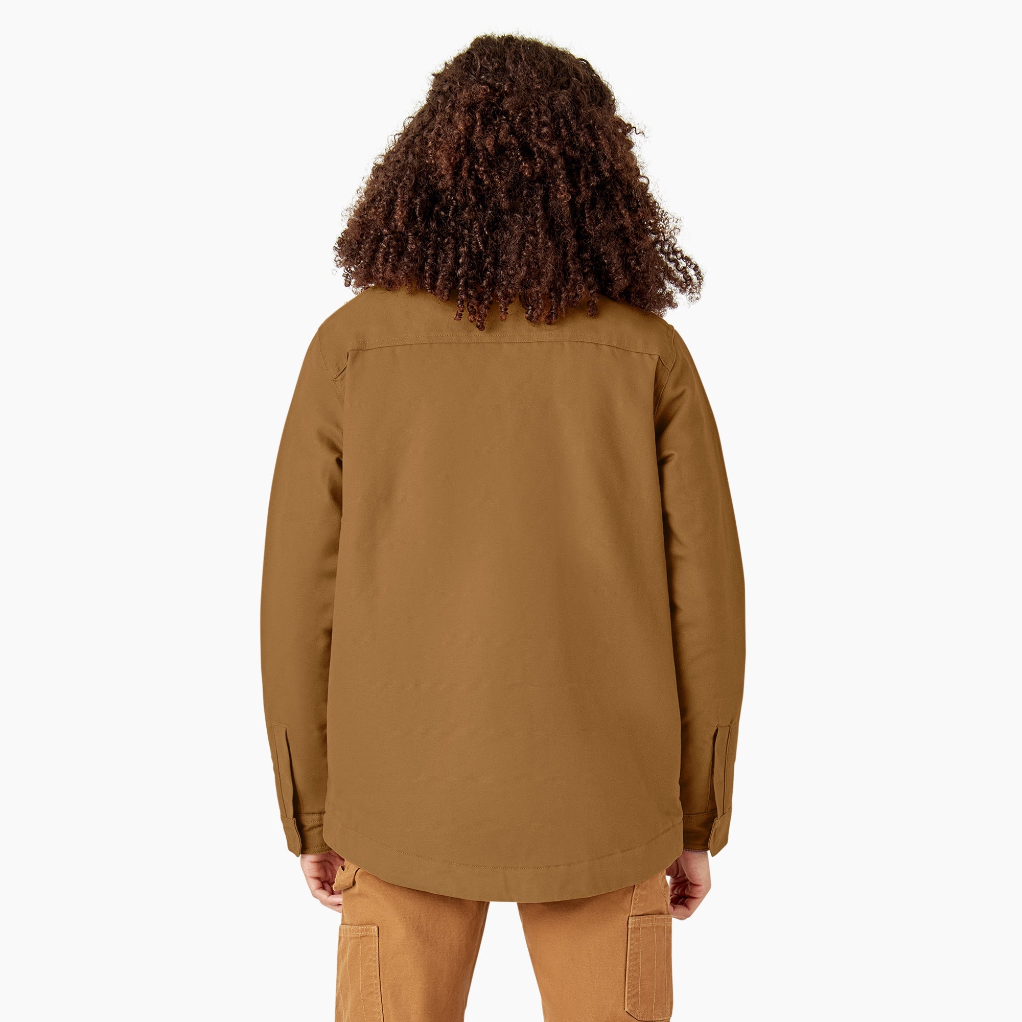 "Women's Duck High Pile Fleece Lined Chore Coat"