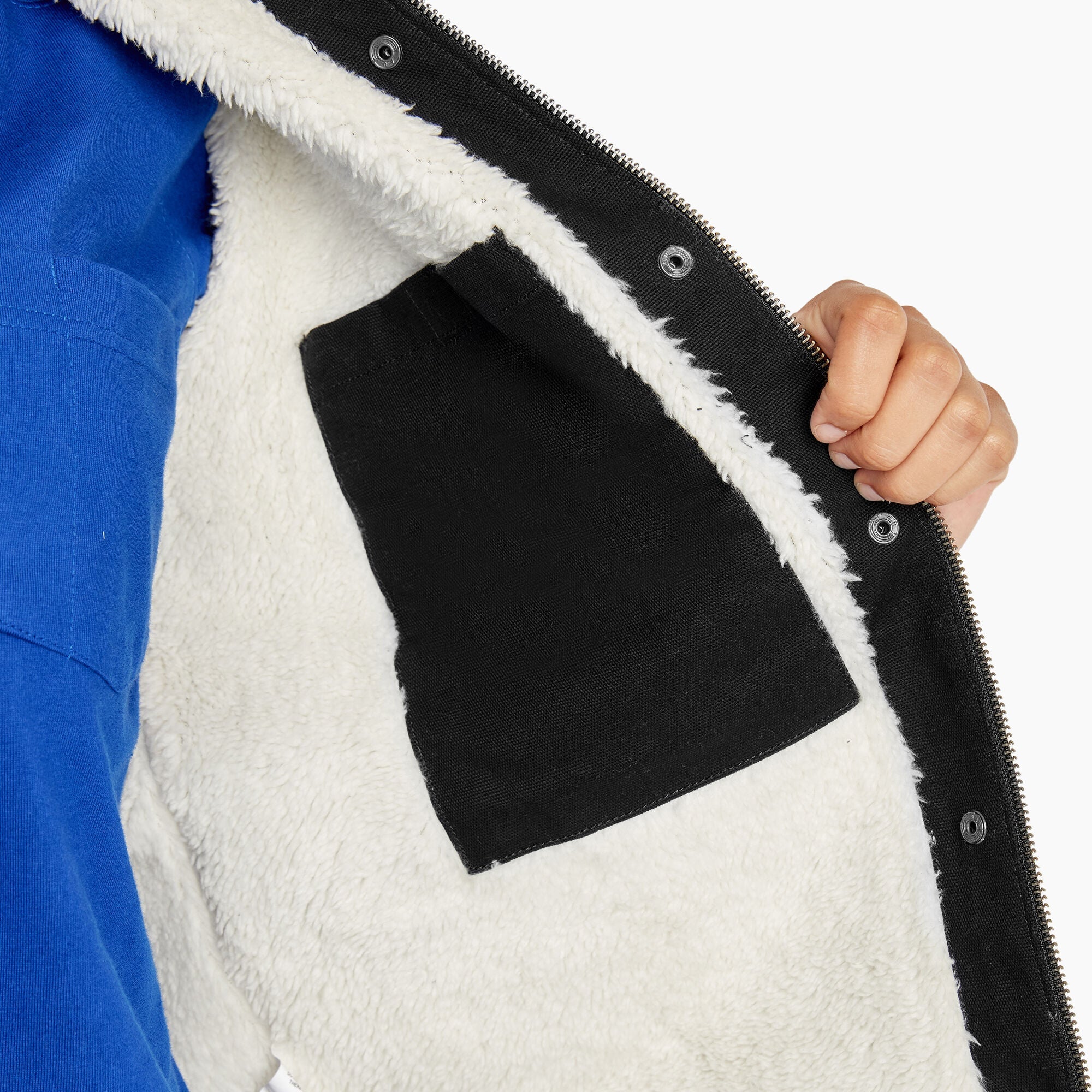 "Women's Duck High Pile Fleece Lined Chore Coat"