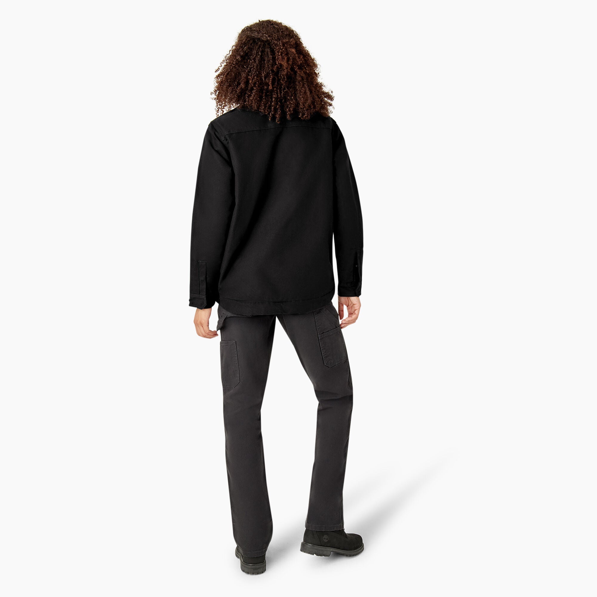 "Women's Duck High Pile Fleece Lined Chore Coat"