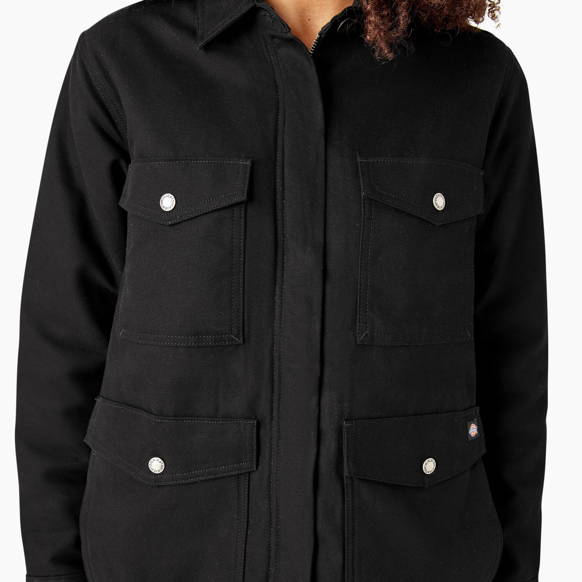 "Women's Duck High Pile Fleece Lined Chore Coat"