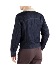 "Women's Sherpa Lined Denim Jacket"