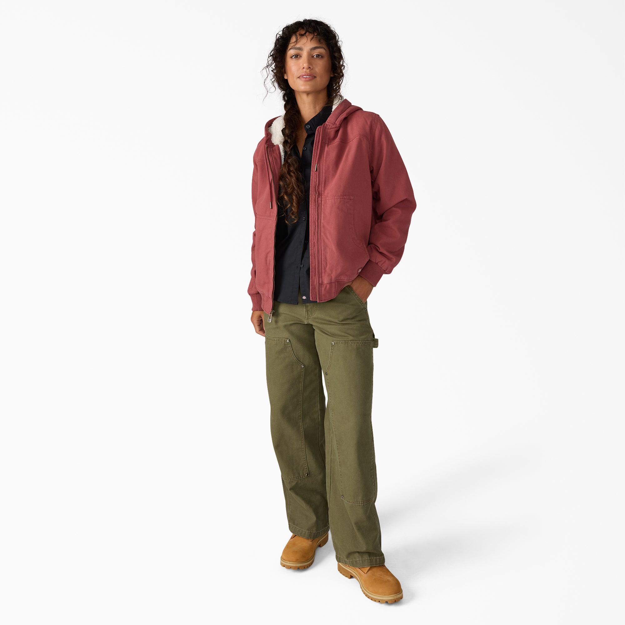 "Women's Fleece Lined Duck Canvas Jacket"
