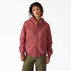 "Women's Fleece Lined Duck Canvas Jacket"
