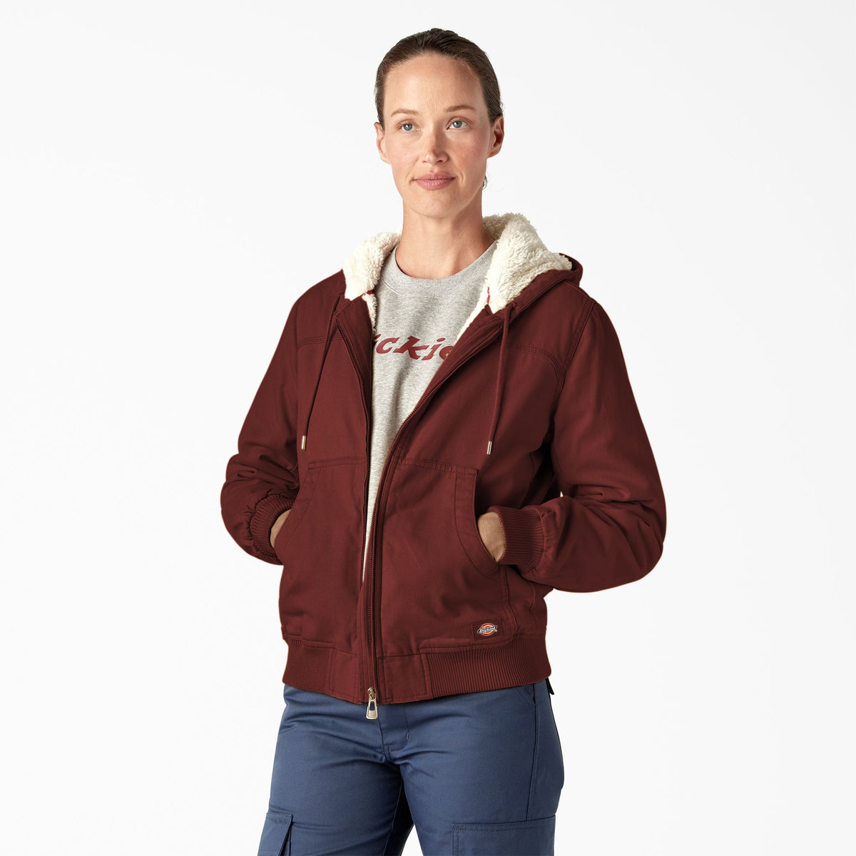 "Women's Fleece Lined Duck Canvas Jacket"
