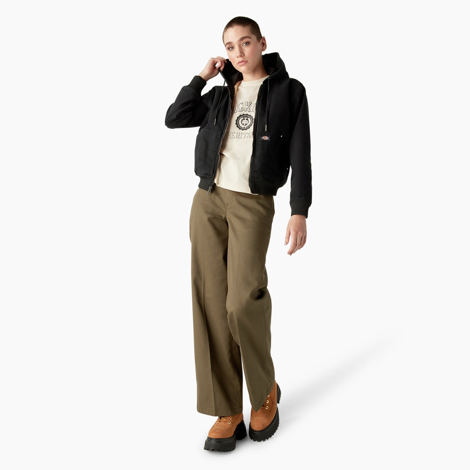 "Women's Duck Canvas Fleece Lined Jacket"