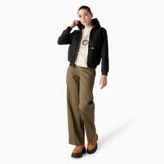 "Women's Duck Canvas Fleece Lined Jacket"