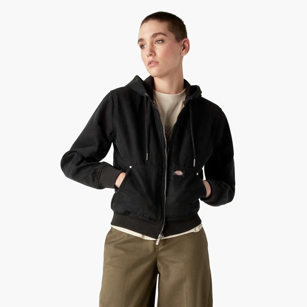 "Women's Duck Canvas Fleece Lined Jacket"