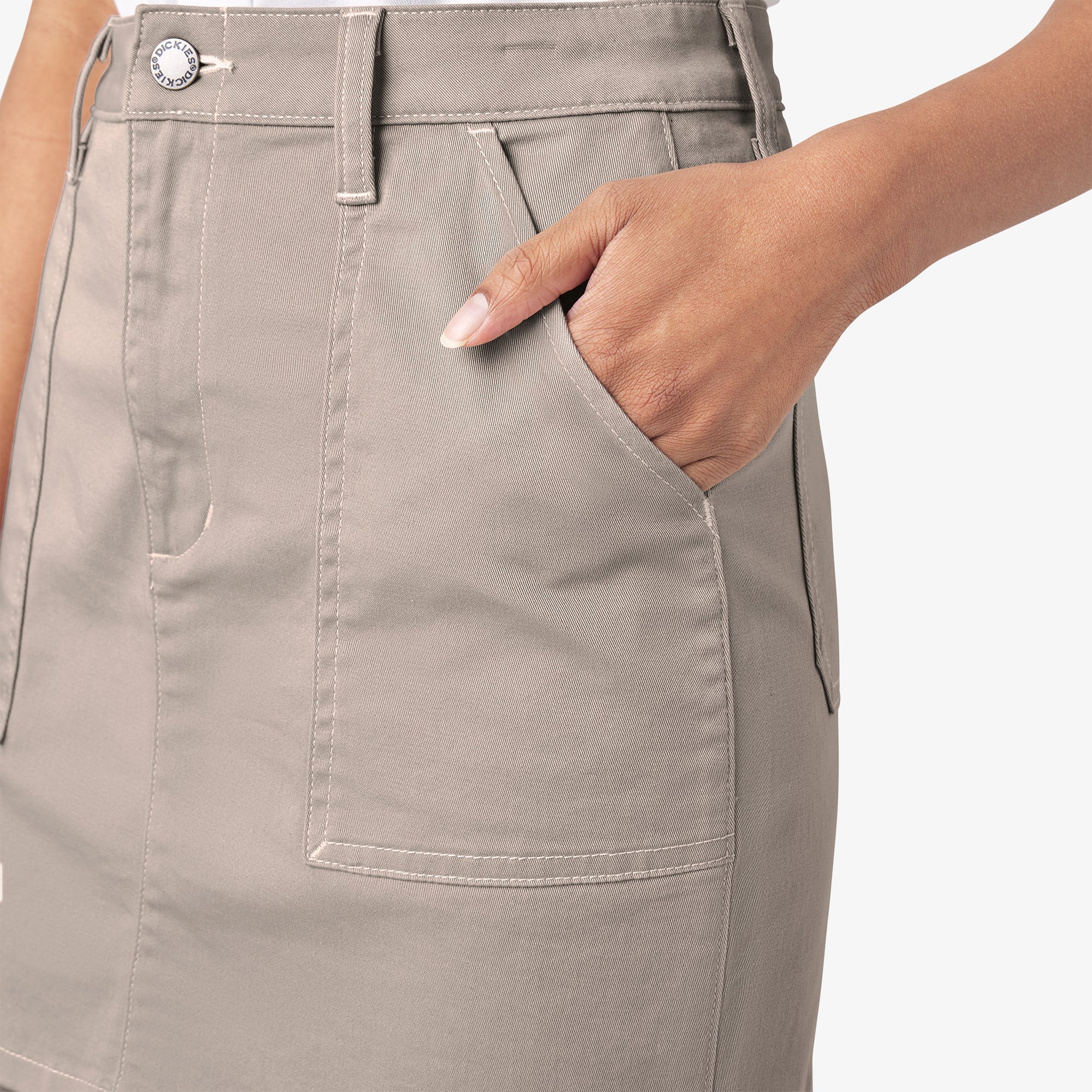"Women's High Waisted Carpenter Skirt"