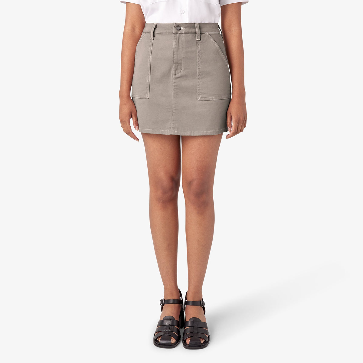 "Women's High Waisted Carpenter Skirt"