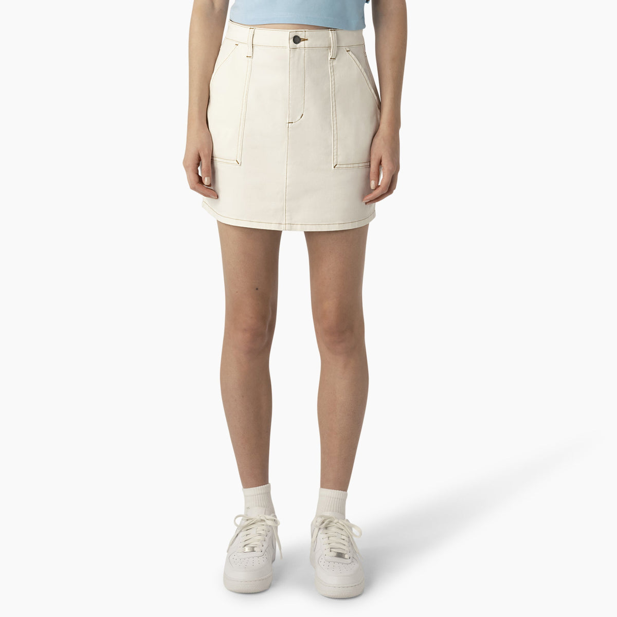 "Women's High Waisted Carpenter Skirt"