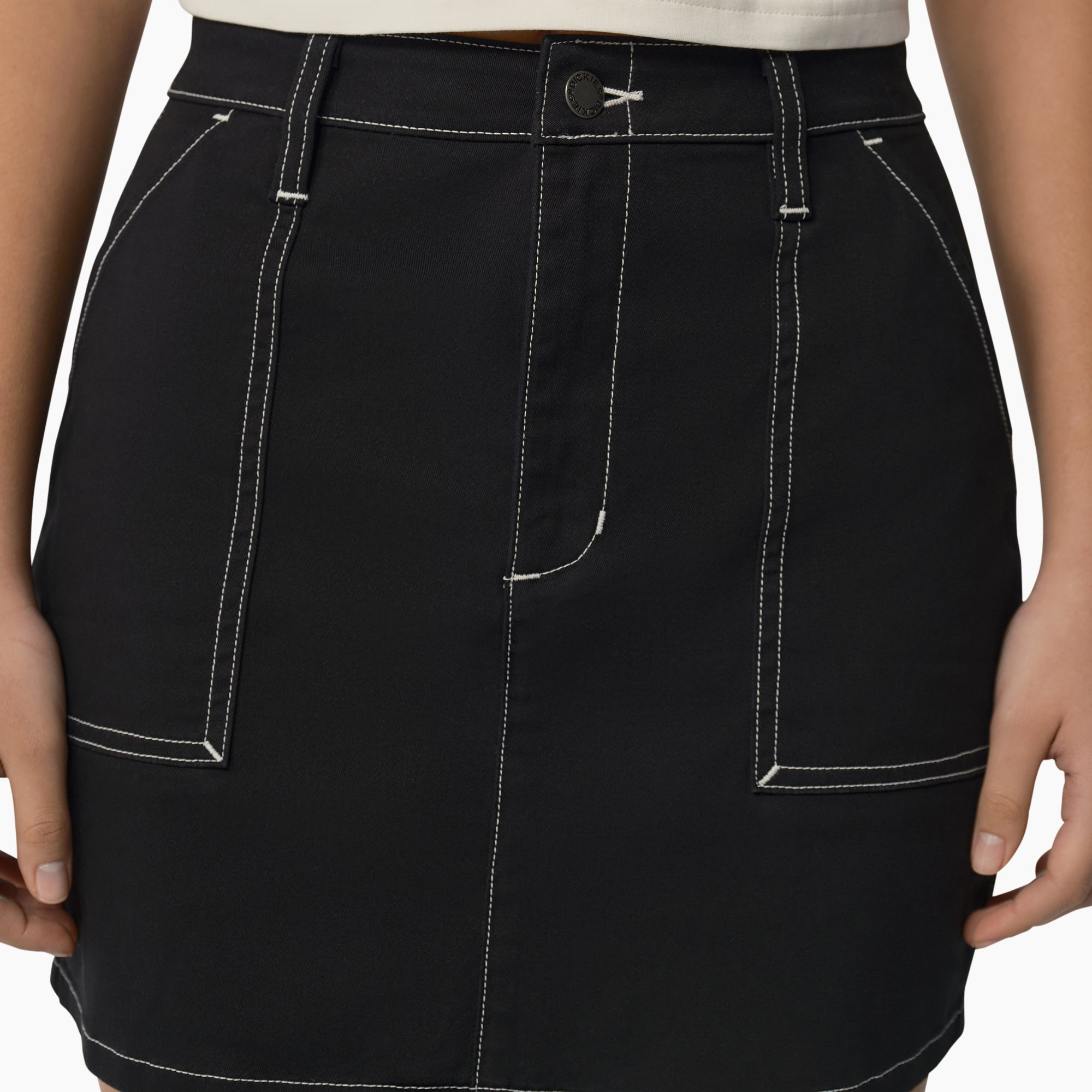 "Women's High Waisted Carpenter Skirt"