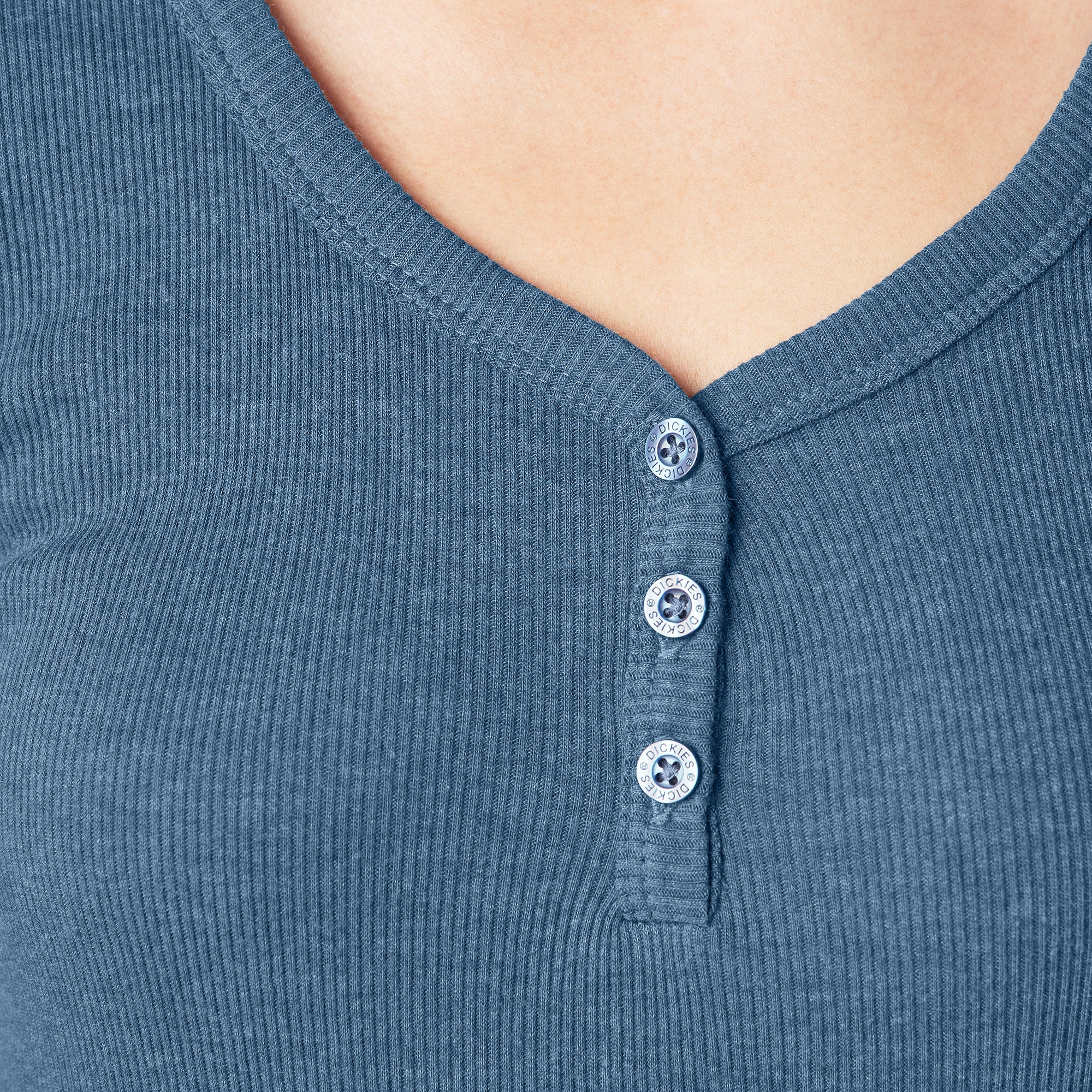 "Women's Henley Long Sleeve Shirt"