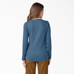 "Women's Henley Long Sleeve Shirt"