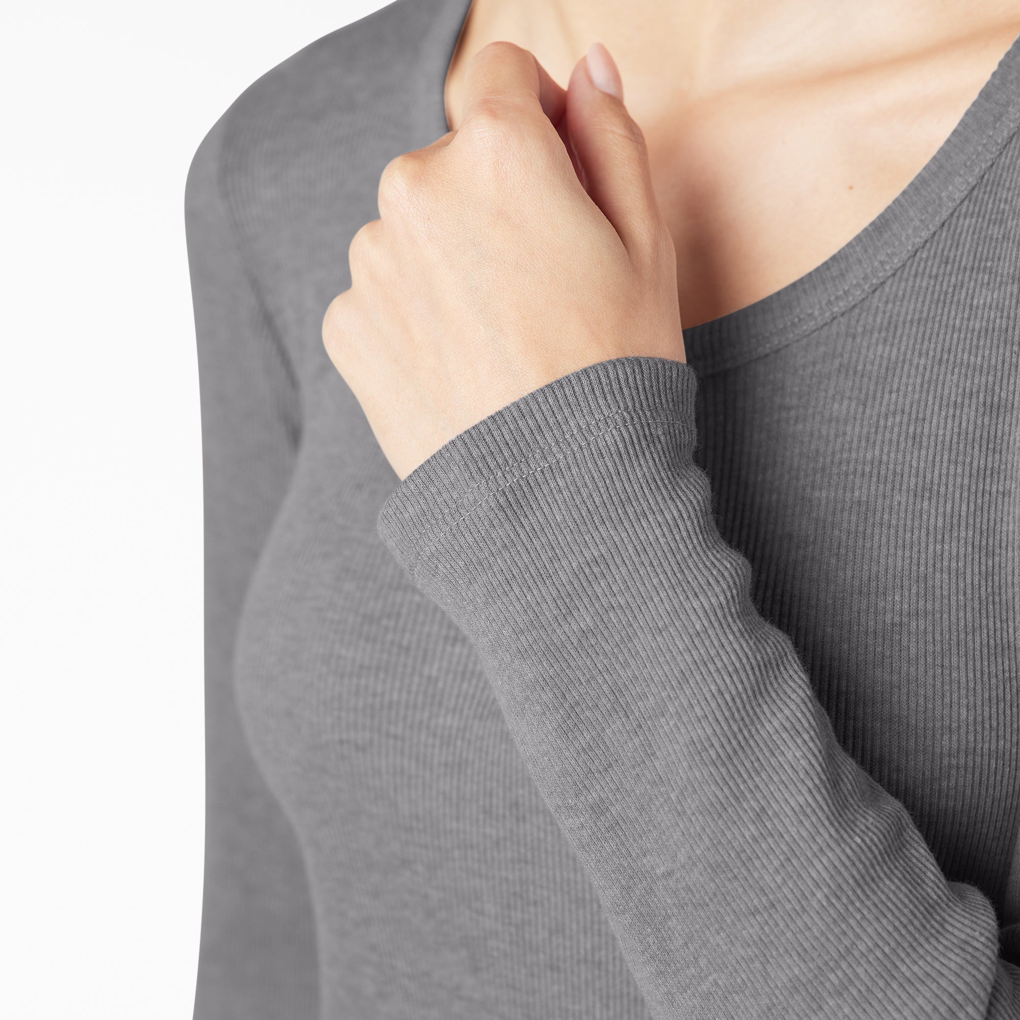 "Women's Henley Long Sleeve Shirt"