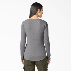 "Women's Henley Long Sleeve Shirt"