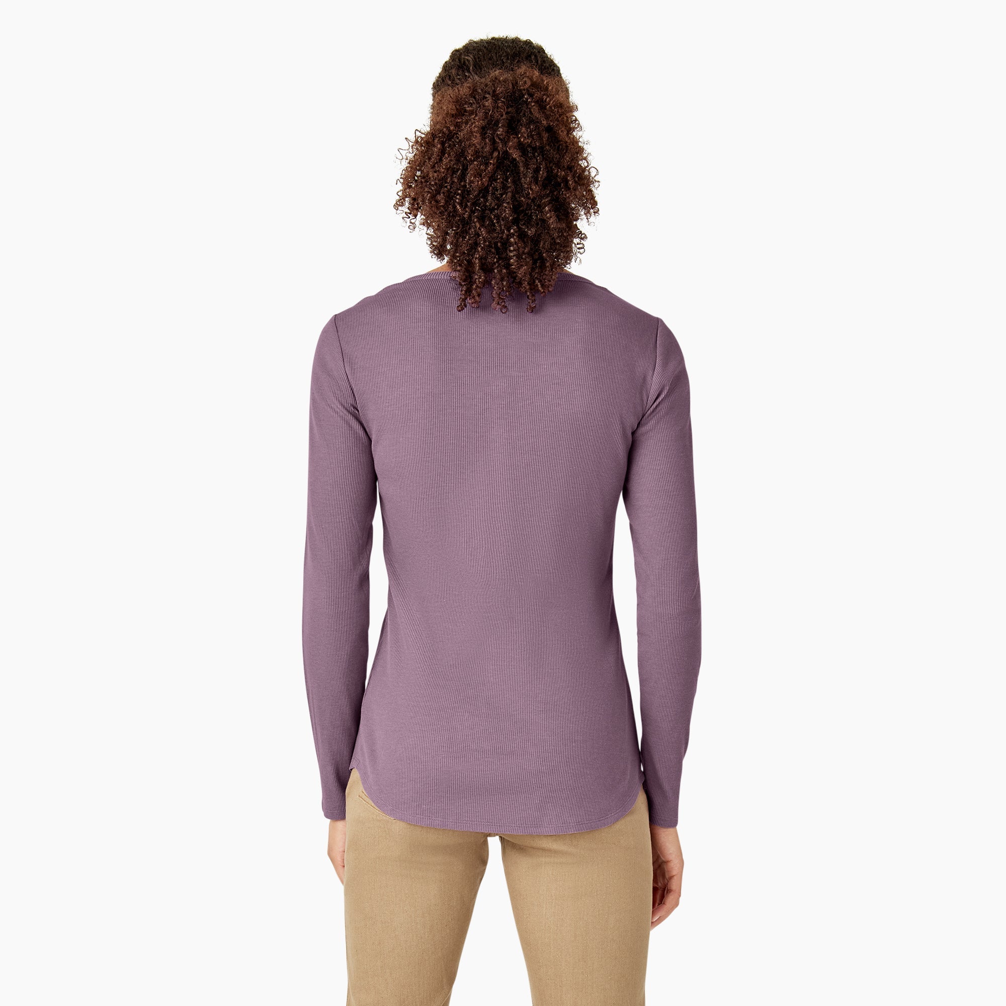"Women's Henley Long Sleeve Shirt"
