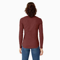 "Women's Henley Long Sleeve Shirt"