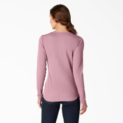 "Women's Henley Long Sleeve Shirt"