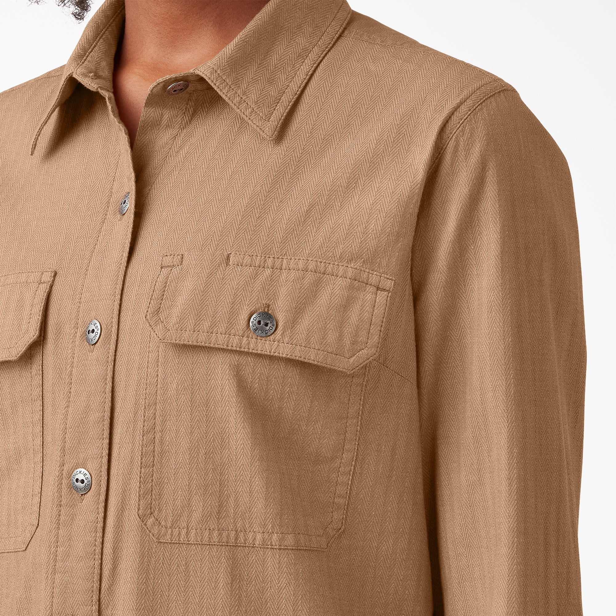 "Women's Long Sleeve Roll-Tab Work Shirt"