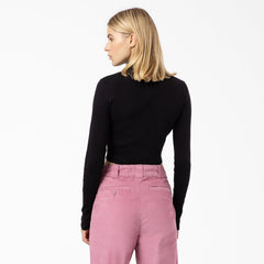 "Women's Tallasee Long Sleeve Cropped Polo"