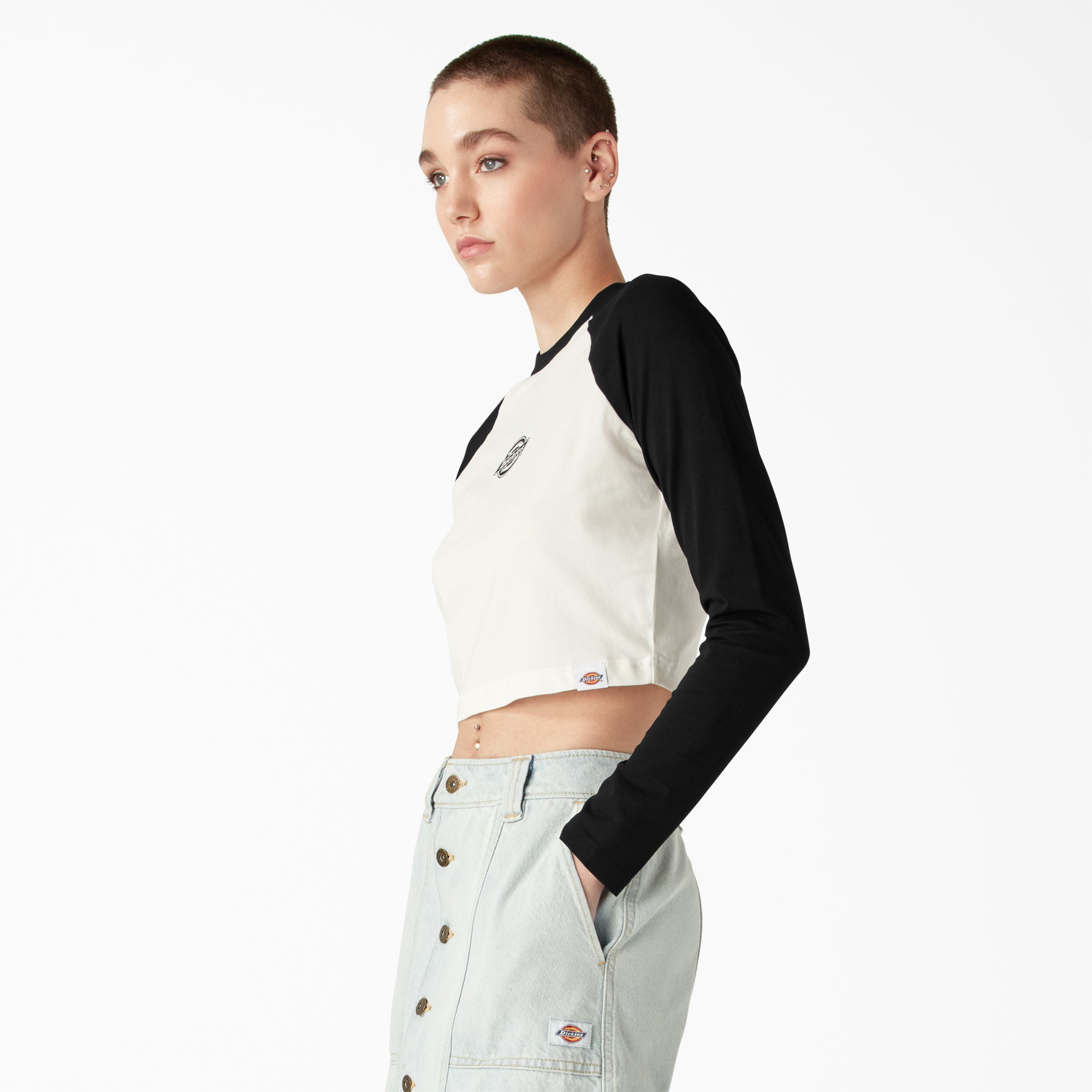 "Women's Sodaville Long Sleeve Cropped T-Shirt"