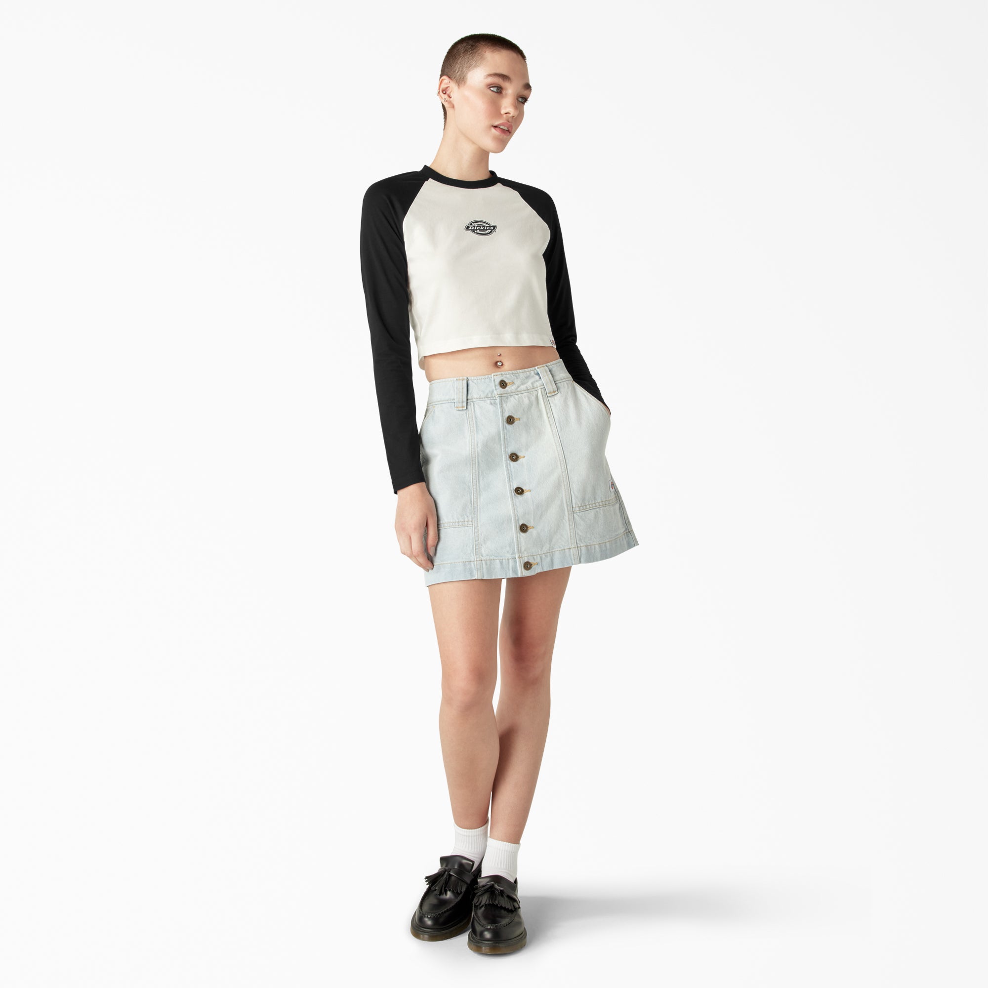 "Women's Sodaville Long Sleeve Cropped T-Shirt"