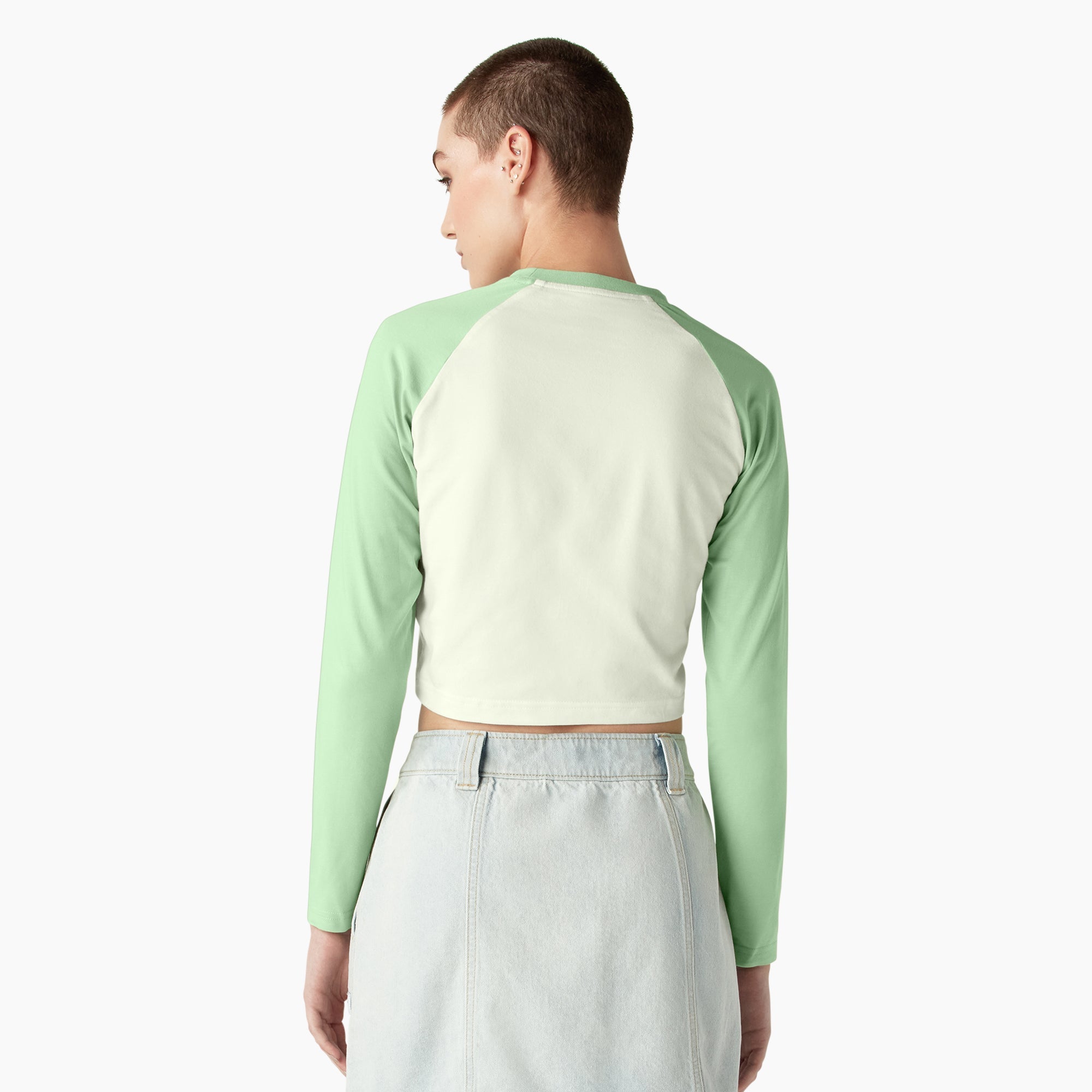 "Women's Sodaville Long Sleeve Cropped T-Shirt"