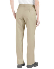 "Women's Relaxed Fit Flat Front Pants"