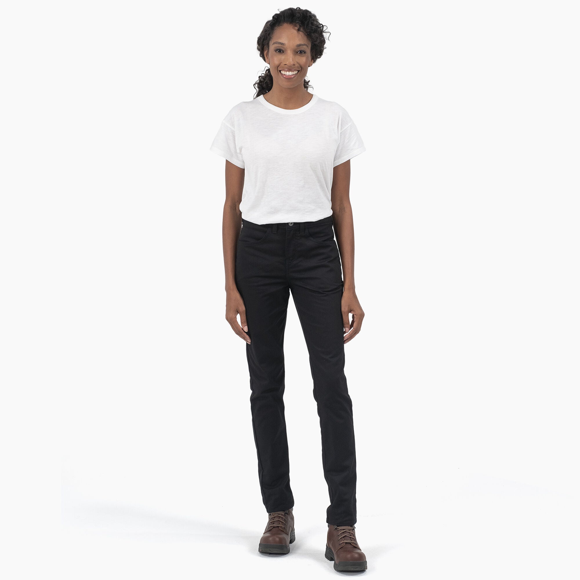 "Women's High Rise Skinny Twill Pants"