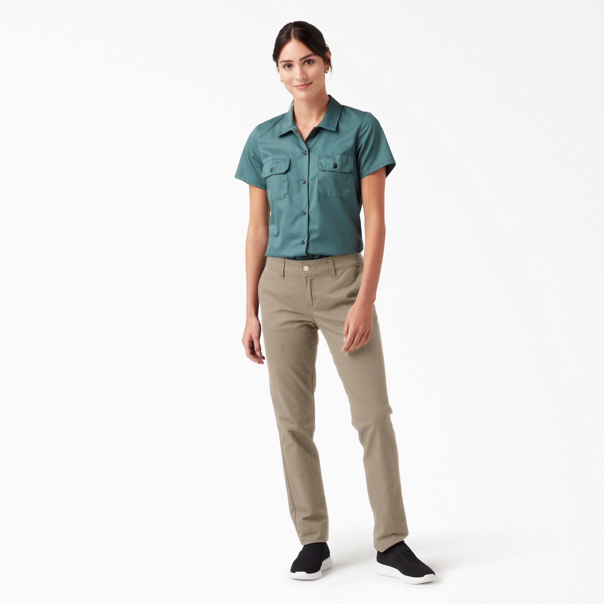 "Women's Skinny Twill Pants"
